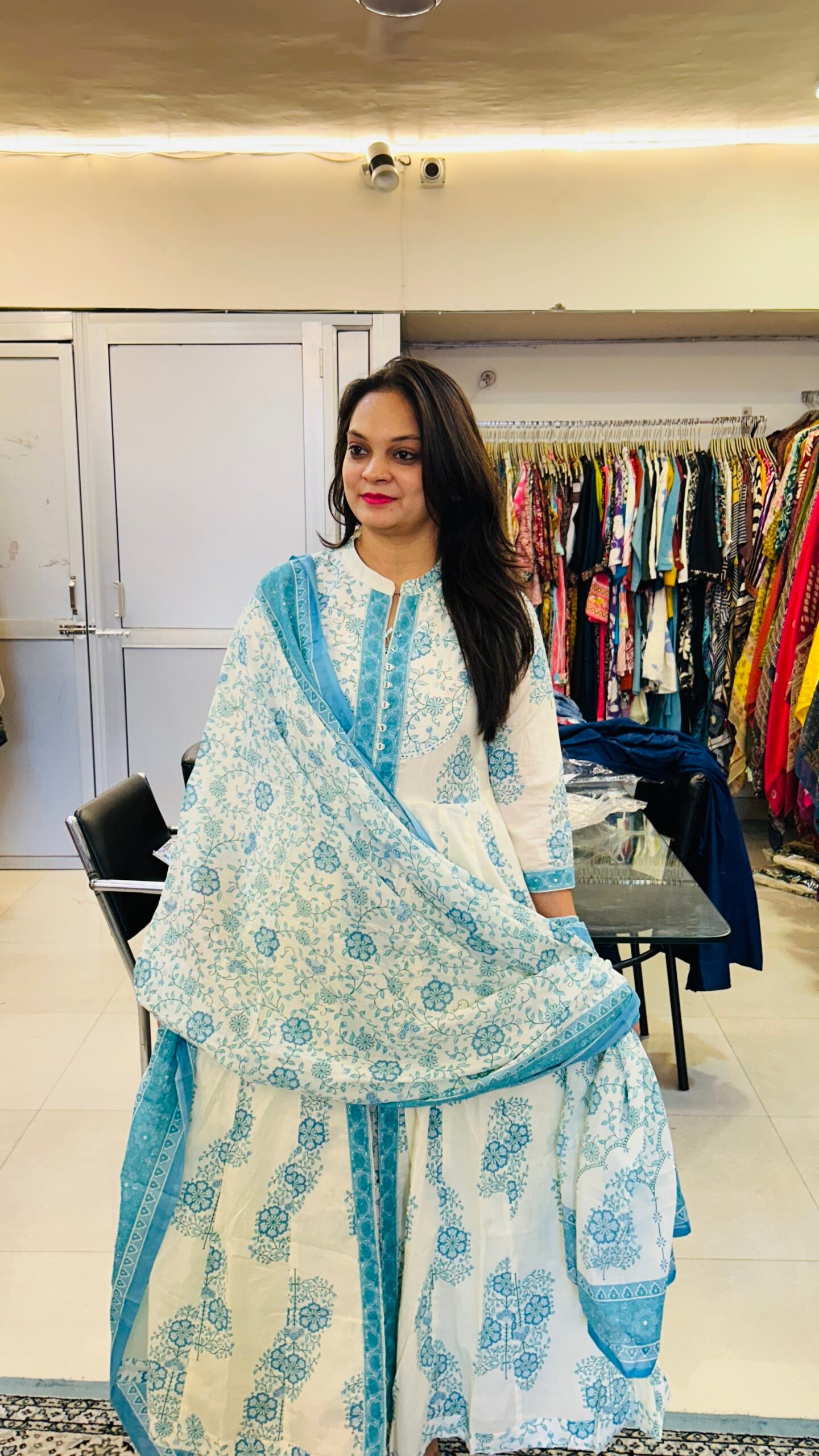 Jaipur Block Print Front cut Cotton Kurti