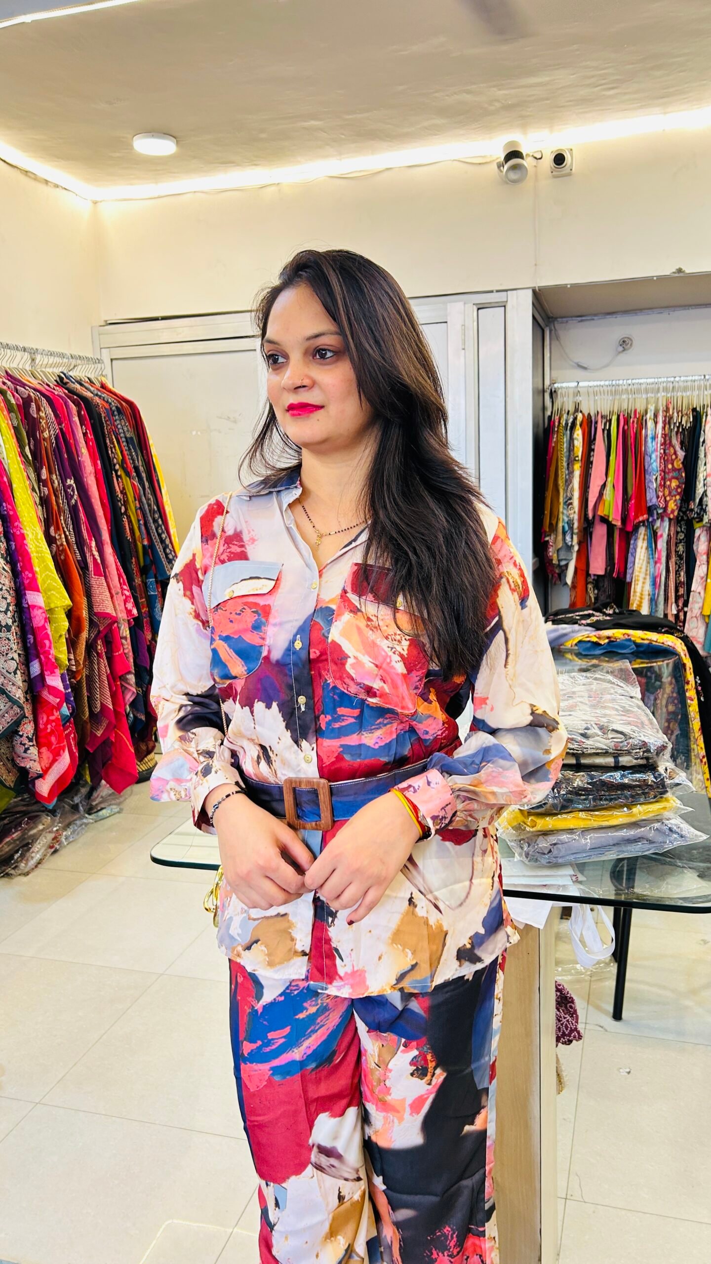 Premium Crep Fabric Co-ord Set