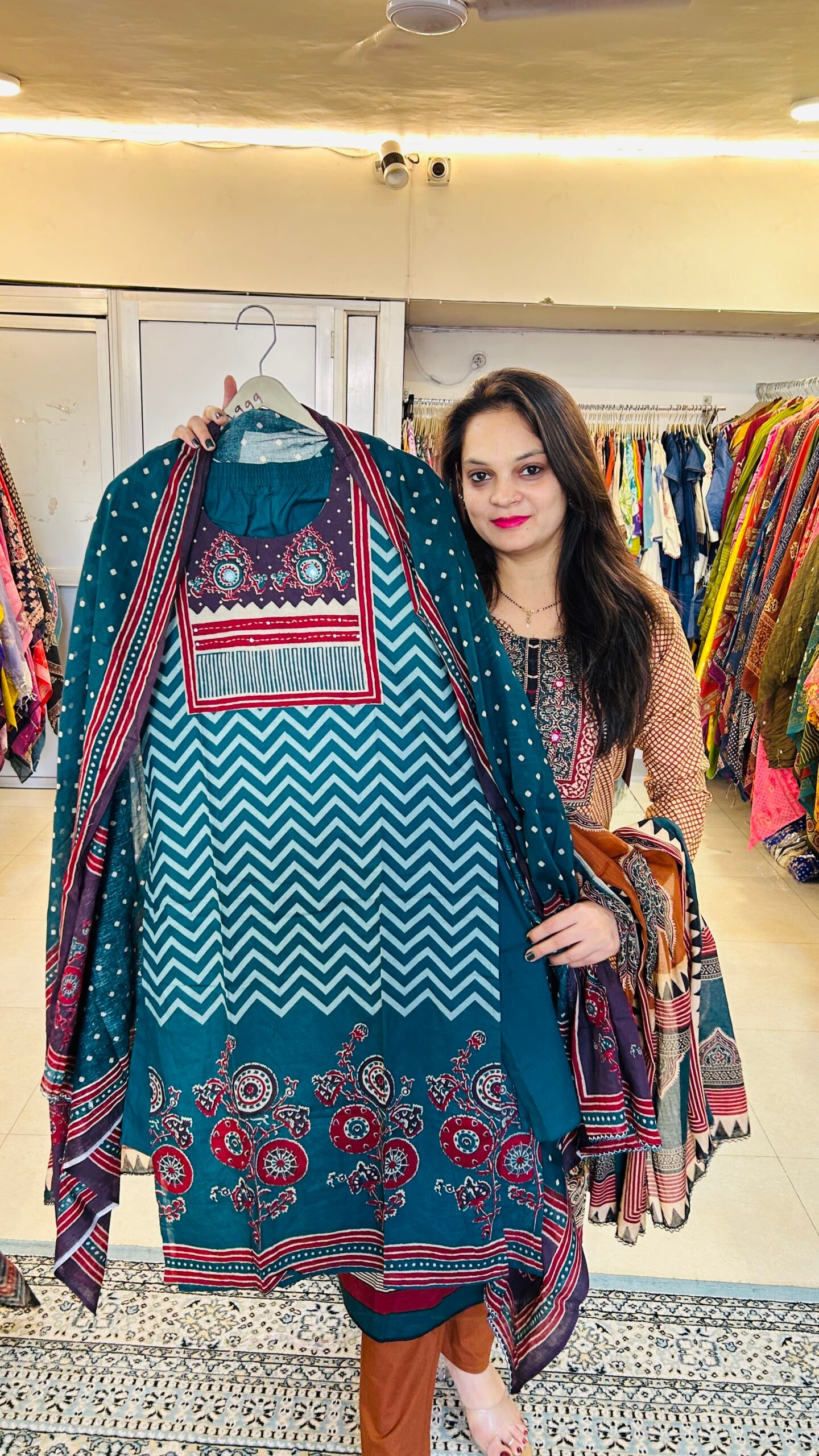 Pure Taj Cotton Straight Suit