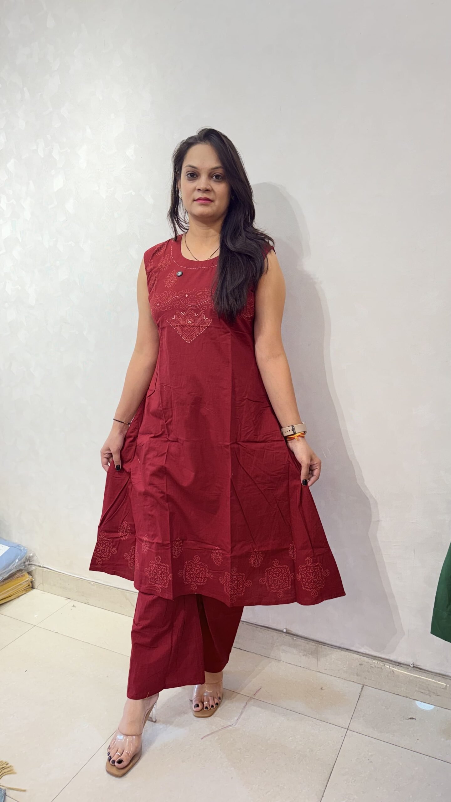 Taj Cotton Dabu Print Co-ord set