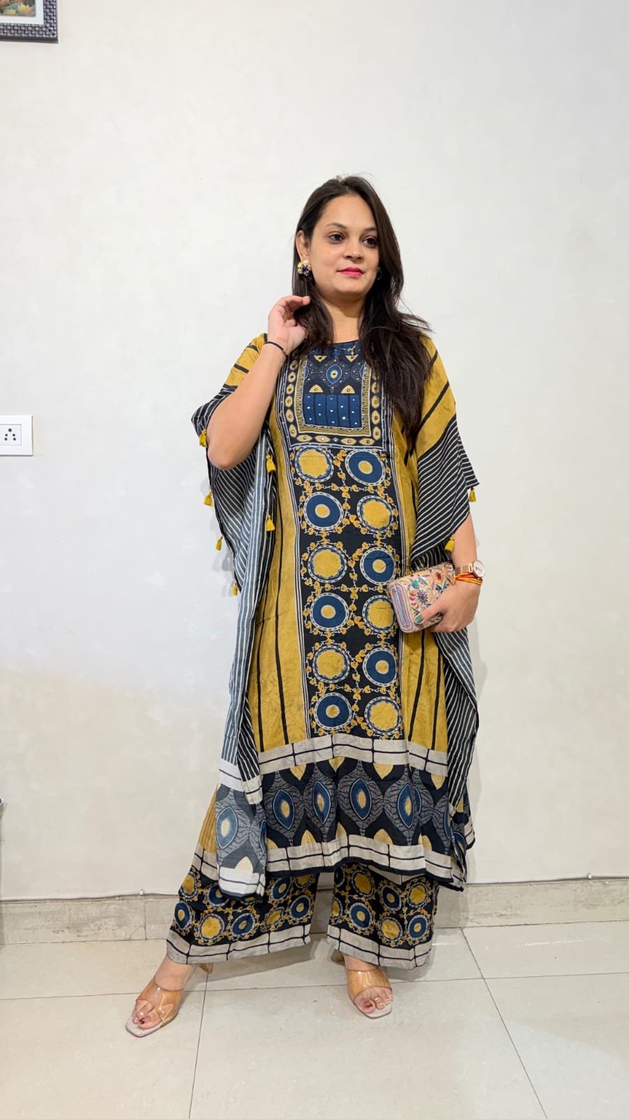 Pure Gaji Silk Kaftan